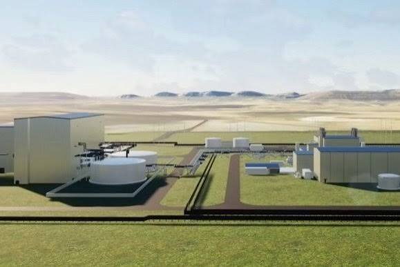 Rendering of the Natrium nuclear island