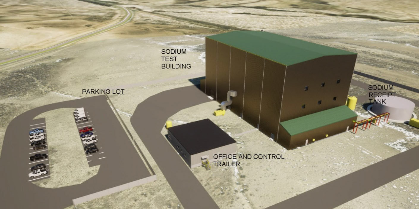 Rendering of the Test and Fill Facility
