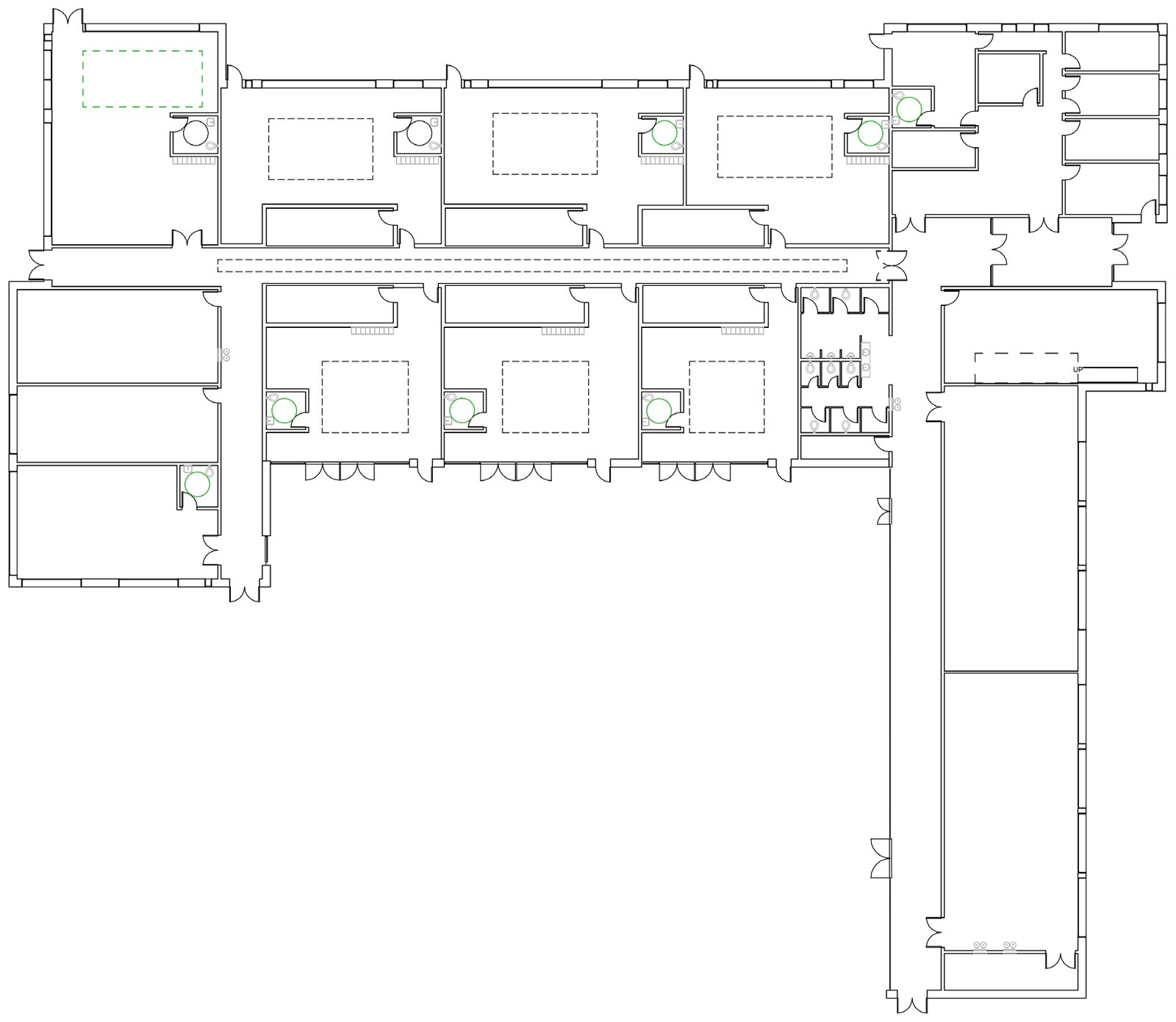 Overall floor plan of the early childhood center